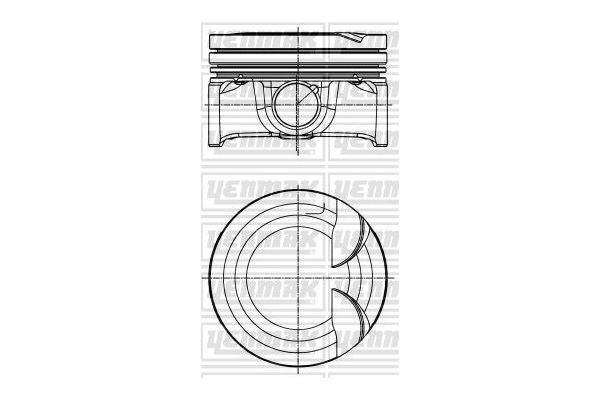 Piston  Audi A3 Sportback (8VA)(09.2012->)  GOETZE 8772151STD000G
