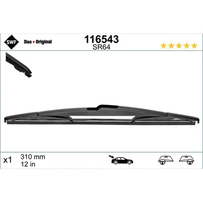 Silecek Süpürgesi Arka  310 mm - 12 inç Kia Sportage (NQ5)(2021->)  SWF 116543