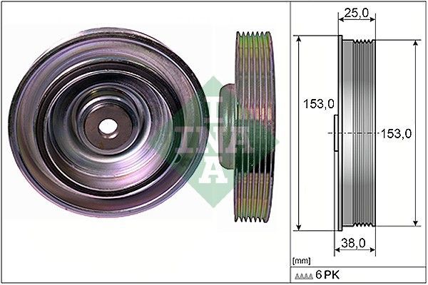 Krank Kasnak  Citroen Jumpy (11.2003->)  INA 544 0087 10