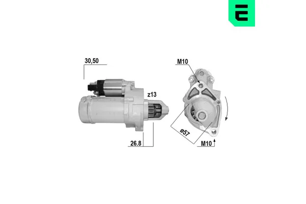 Marş Dinamosu  BMW X6 Serisi (F16)(11.2014->)  ERA 221239A