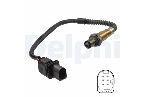 Oksijen (Lambda) Sensörü  Audi A3 Sportback (8PA)(09.2004->)  DELPHI ES21156-12B1