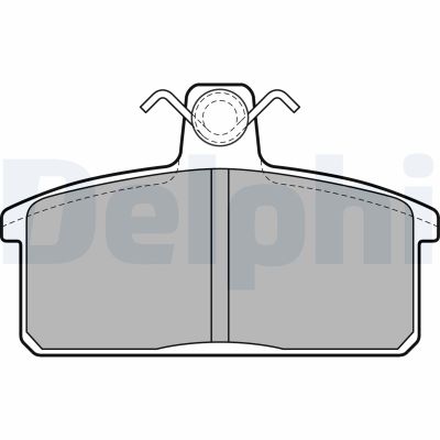 Fren Disk Balata Ön Suzuki Samurai (SJ413)(1999->)  DELPHI LP2281