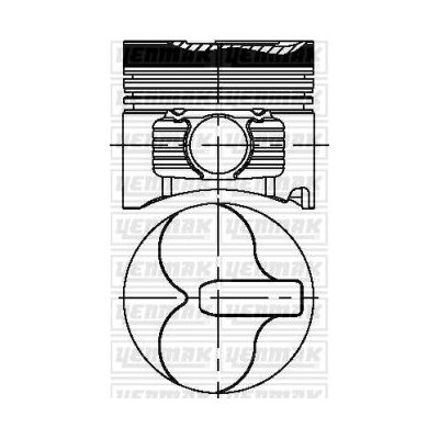 Piston (87.50MM-0.50)  YENMAK 31-04567-050