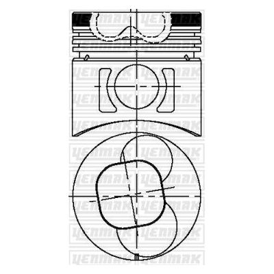 Piston  YENMAK 4396-STD