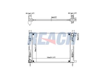 Su Radyatörü  MAHER 14620  214107326R 214100055R 214105423R 214106179R