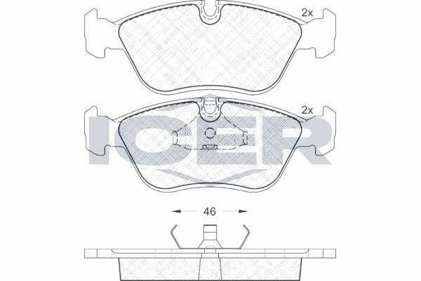Fren Disk Balata Arka Volvo C70 Cabriolet (02.1999->)  AYD 60277A