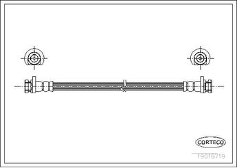 Fren Hortumu Arka Sağ veya Sol OSSCA 00772  GBH252 1466SA5020 01466SA5020 1466SE0000 01466SE0000 46430ST3E11 SHB101070