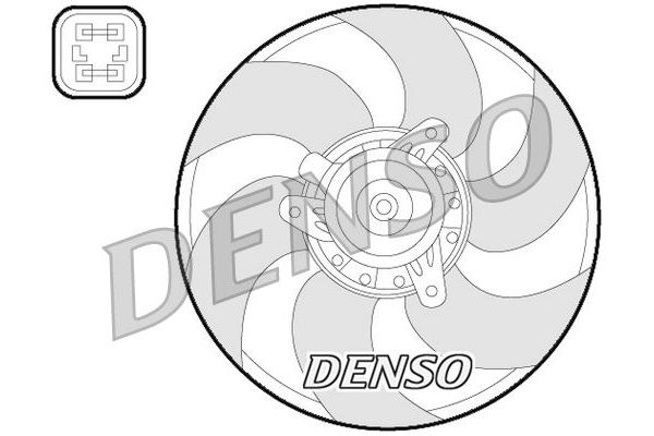 Radyatör Fan ve Motoru  Peugeot 605 (08.1989->)  PSA ORJINAL 125387