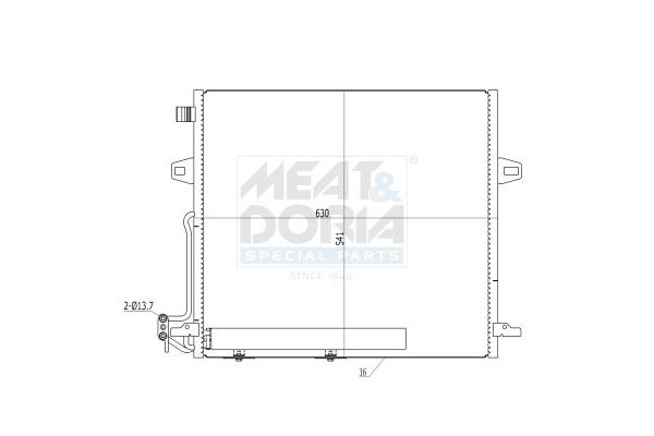 Klima Radyatörü  VEKA 43-2803