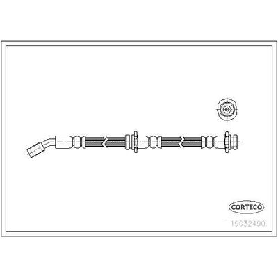 Fren Hortumu Ön Sağ veya Sol FROW 561.1117.006