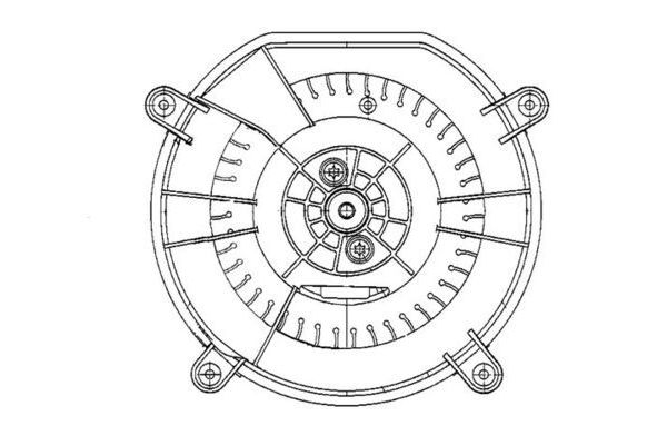 Kalorifer Motoru  MAHLE AB 69 000P
