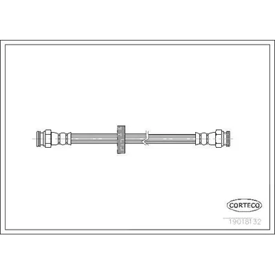 Fren Hortumu Arka Sağ veya Sol Fiat Multipla (186)(09.2004->)  CAVO CFM11