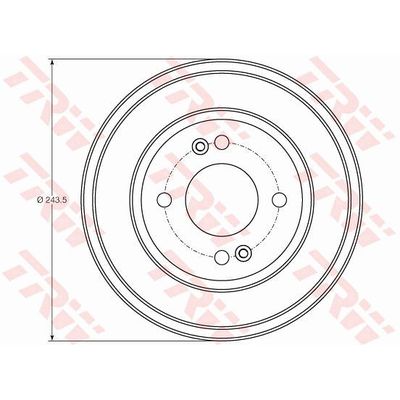Kampana Arka Sağ veya Sol Hyundai Getz (TB)(2002->)  WALBURG WDR1033