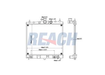 Su Radyatörü  RADISEN RR 68700  21460AX800 21460BH50A 214609U00A 21460-AX800 214609U01A 21460BH51A
