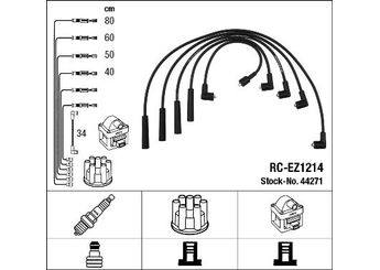 Buji Kablosu  NGK 44271  ZX1818140