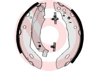 El Fren Balatası  BREMBO S 68 518  4241000000 424125 424171 4241E6 7700710400 7700785875 7701201800 7701202016 7701202288 7701202723 7701202898 7701202899 7701203216 7701204216 7701204519 7701204767 7701349548 7701349642 7701349648