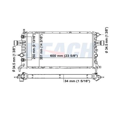 Su Radyatörü  KALE 2505011AB