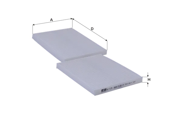 Polen Filtresi  Hyundai Tucson (TL)(09.2015->)  FIL FILTRE HC 7179