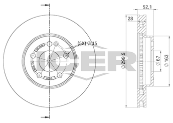 Fren Disk Ayna Ön Sağ ve Sol BRAXIS AE0875  4474210312 A4474210312 A 447 421 03 12 447 421 03 12