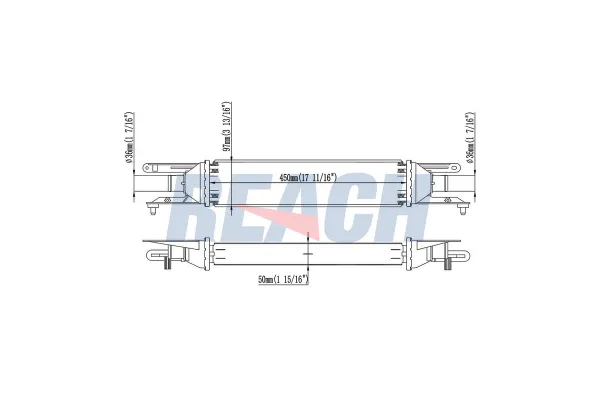 Turbo Radyatörü  Alfa Romeo MiTo (145)(2008->)  DENSO DIT09104