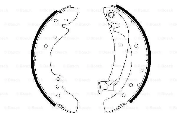 Fren Pabuçlu Balata Arka Peugeot Boxer (230) Kamyonet Aks:2850mm (->2002)  BRAXIS AC0025