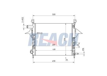 Su Radyatörü  KALE 0525252AL  7701045212 7701042436 7701499800 7701352580