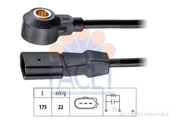 Vuruntu Sensörü  FACET 9.3044  6A905377B 06A 905 377 B