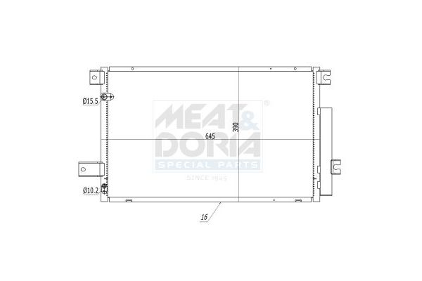 Klima Radyatörü  DENSO DCN50005