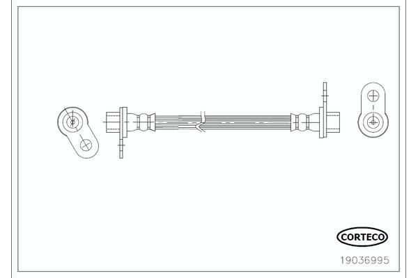 Fren Hortumu Arka Sağ veya Sol MGA 51780