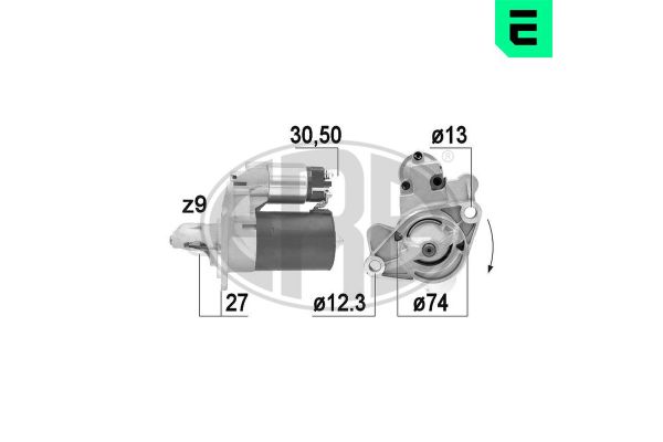 Marş Dinamosu  MINI Mini (R50,R53)(2001->)  ERA 220917A