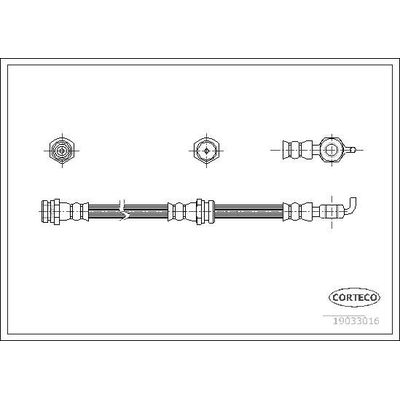 Fren Hortumu Ön Sağ veya Sol ASPART 3HOS1542