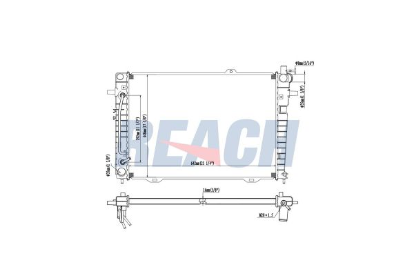 Su Radyatörü  Hyundai Tucson (JM)(2004->)  MGA 80236