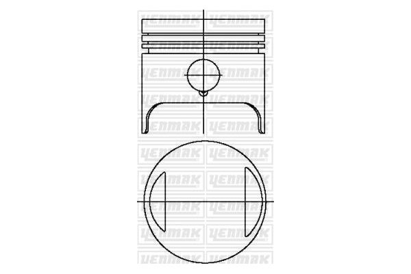 Piston (84.00MM-0.40)  KONEKS 209602