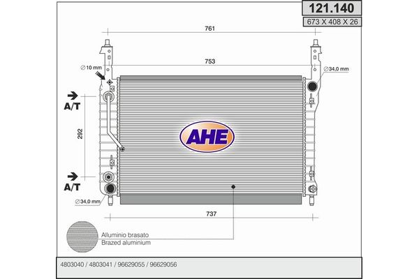 Su Radyatörü  ORİS BSZ086016