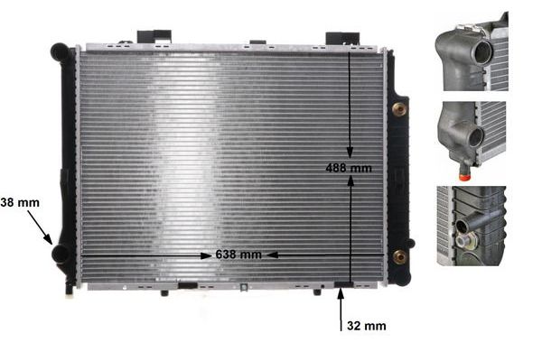 Su Radyatörü  MAHLE CR 634 000S