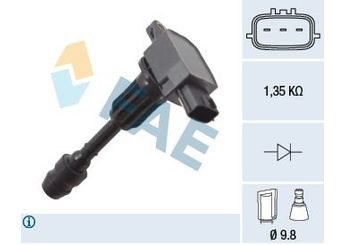 Ateşleme Bobini  HELLUX HLB5082  22448AX001 133909 2503909 22448 AX001 22448-AX001