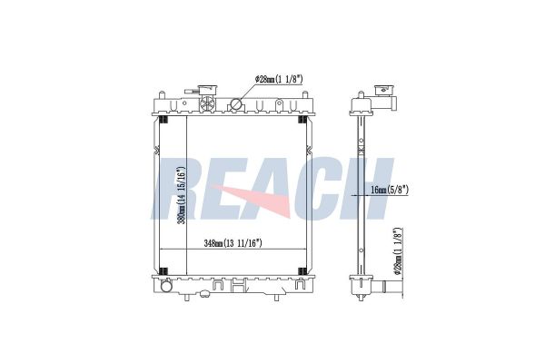Su Radyatörü  Nissan Micra (K11)(08.1992->)  ORİS BNI110026