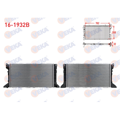 Su Radyatörü  VEKA 16-1932B