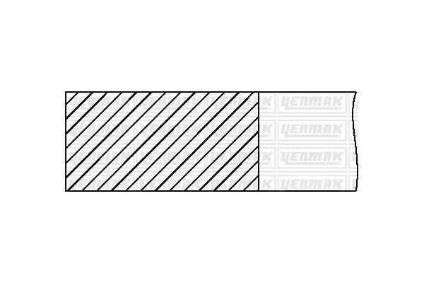 Segman (82.70MM-0.25)  YENMAK 91-09176-025