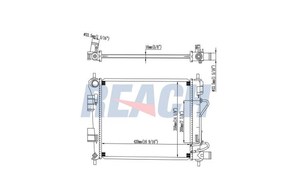 Su Radyatörü  RADISEN RR 675025