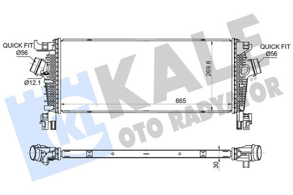 Turbo Radyatörü  KALE 375685