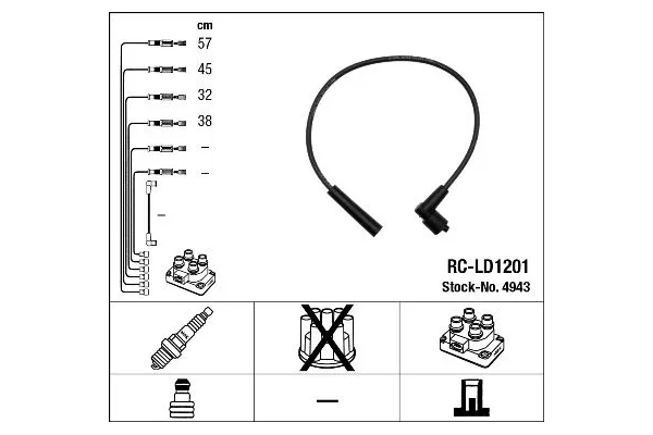 Buji Kablosu  NGK 4943