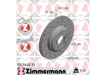 Fren Disk Ayna Arka Sağ ZIMMERMANN 150.3460.70  34212283388 34212283804 3421 2 283 388 3421 2 283 804