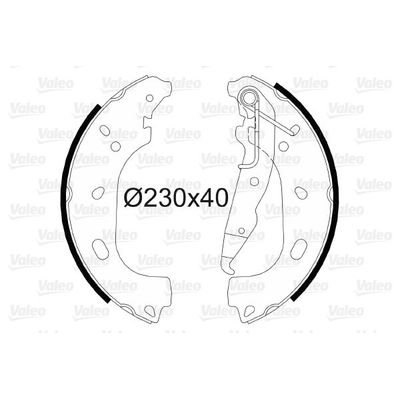 Fren Pabuçlu Balata Arka Opel Astra H (Makyajlı) HB / Sedan (11.2006->)  VALEO 564103