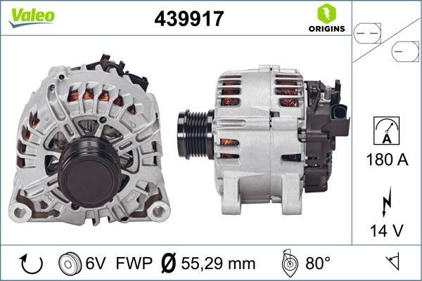 Alternatör  VALEO 439917