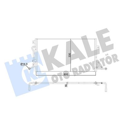 Klima Radyatörü  KALE 350585