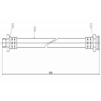 Fren Hortumu Arka Sağ veya Sol CAVO C800 406B