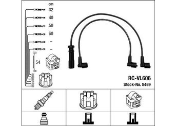 Buji Kablosu  NGK 8469  2714830 2714 83-0 35312776 3531 277-6