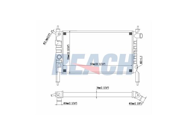 Su Radyatörü  MGA 80114