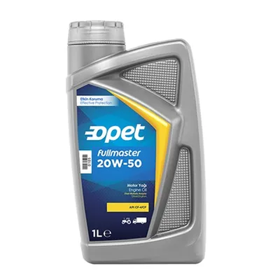 Motor Yağı (1 Lt) Fullmaster 20W50  OPET 20W50 1 LT FLMS